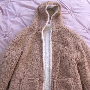 Faux fur jacket